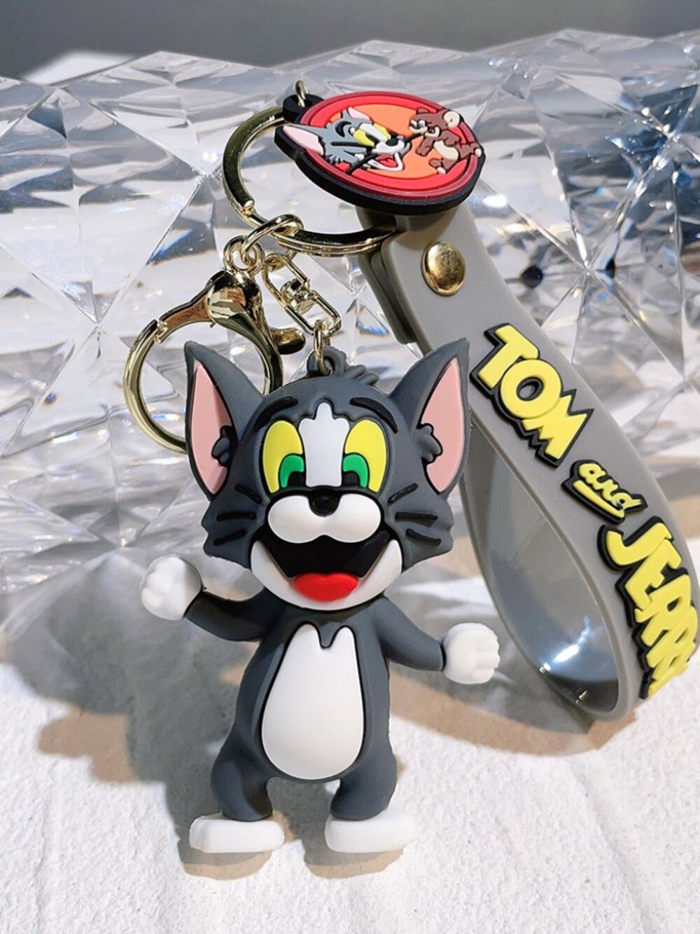 Cat and mouse keychains B18